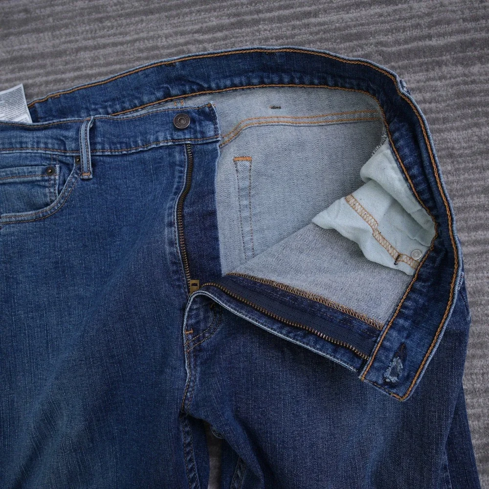 Levis 505 Mens Regular Fit‎ Straight Leg Blue Denim Jeans 40x30 (Fit 38x30)
